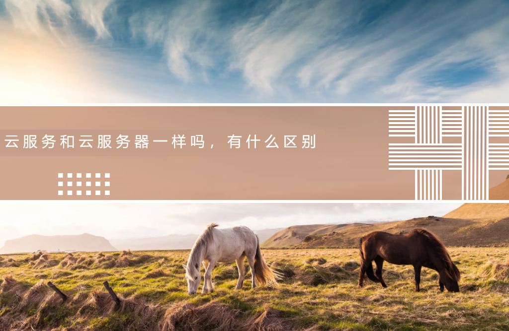 云服务和云服务器一样吗，有什么区别