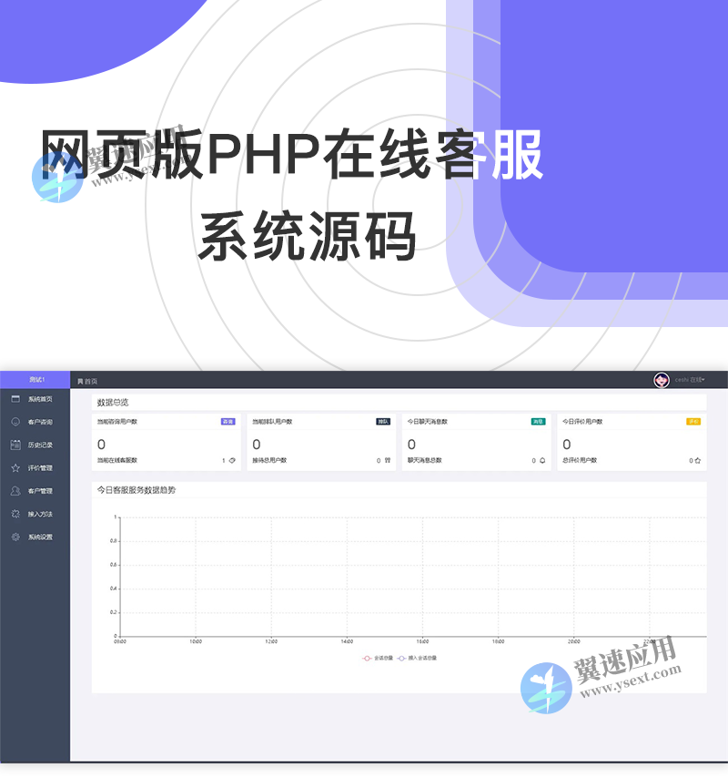 网页版PHP在线客服系统源码