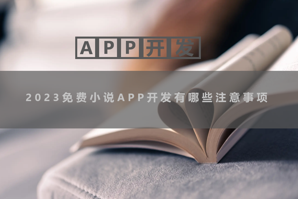 2023免费小说APP开发有哪些注意事项