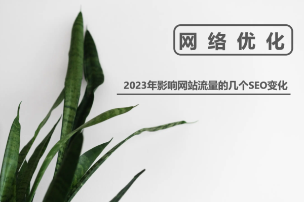 2023年影响网站流量的几个SEO变化