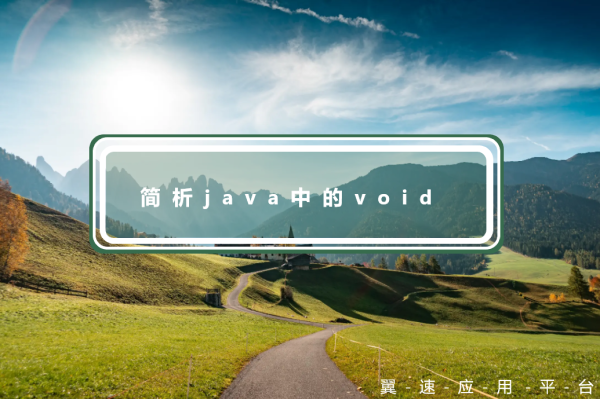 简析java中的void