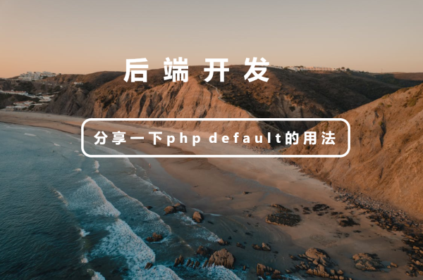 分享一下php default的用法