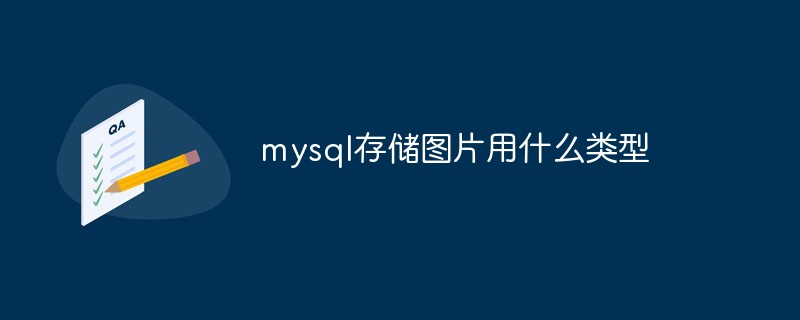 在mysql中存储图片用什么类型