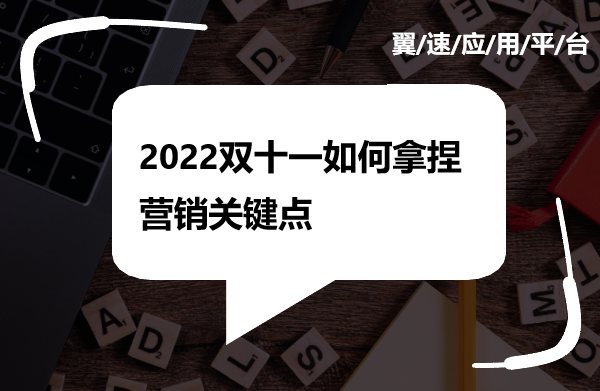2022双十一如何拿捏营销关键点，进来查收