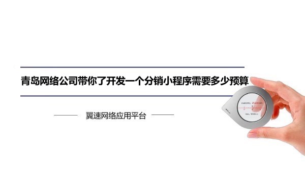 青岛网络公司带你了开发一个分销小程序需要多少预算